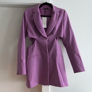 Zara Cutout Blazer Dress